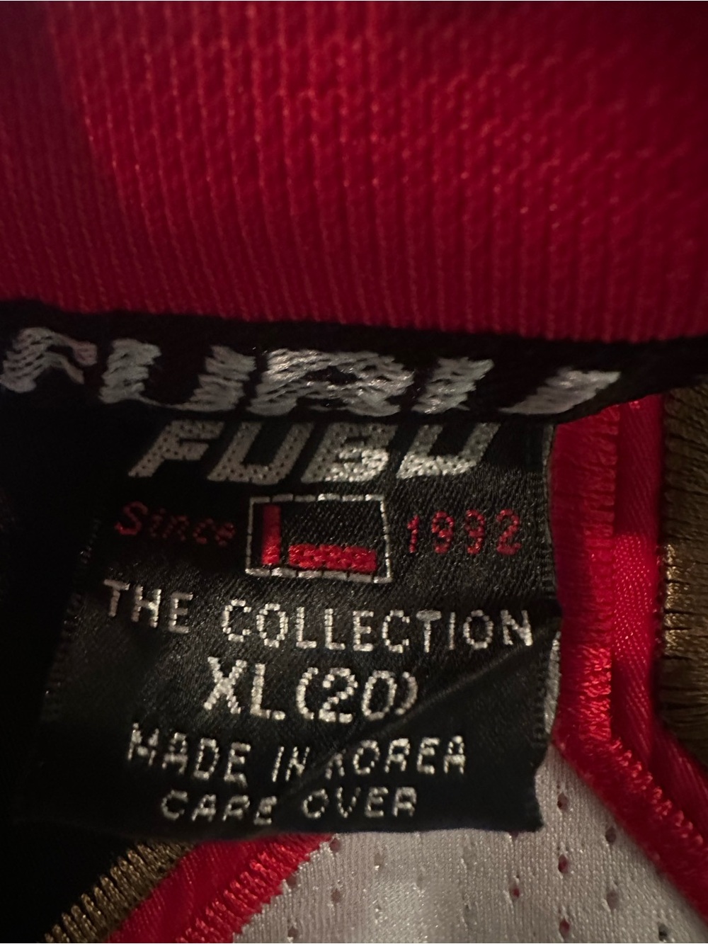 Vintage FUBU Youth Jerdey Sz XL (20) - Picture 10 of 10